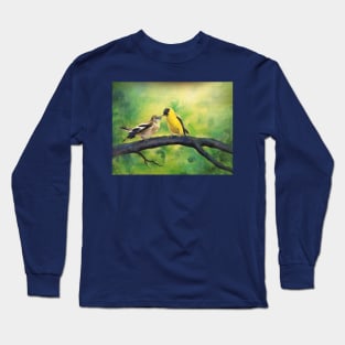 A Courtship for Love Birds Long Sleeve T-Shirt